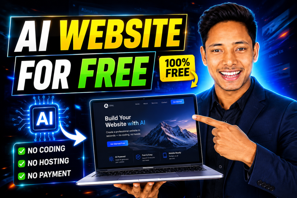 How To Make a Website With AI For Free