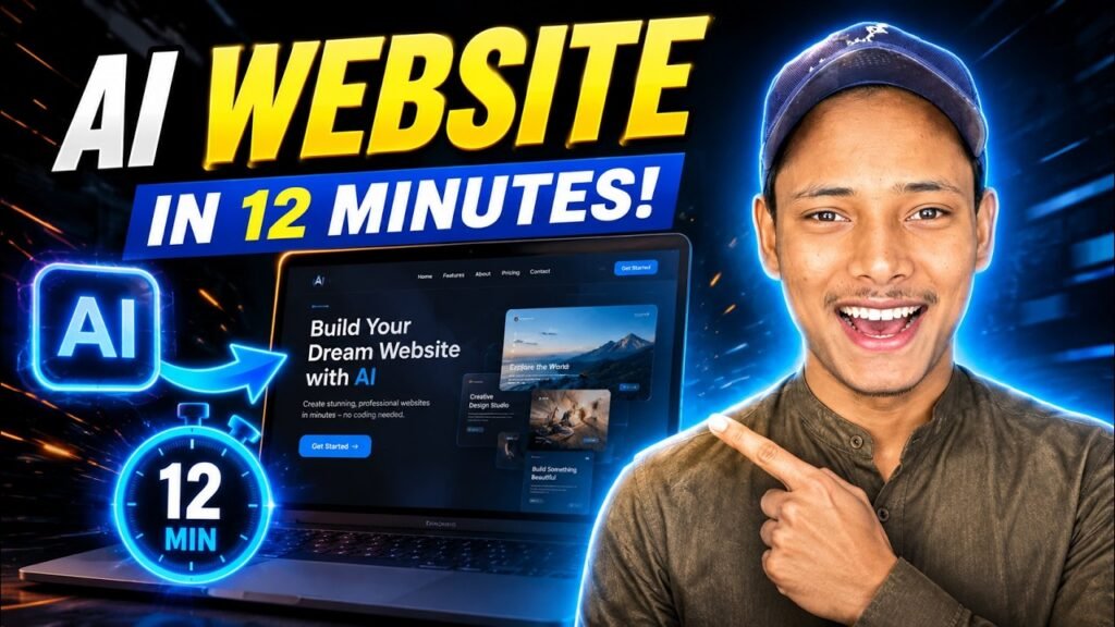 how to make website with AI
