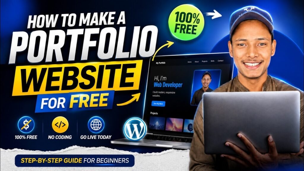 How To Make a Portfolio Website For Free