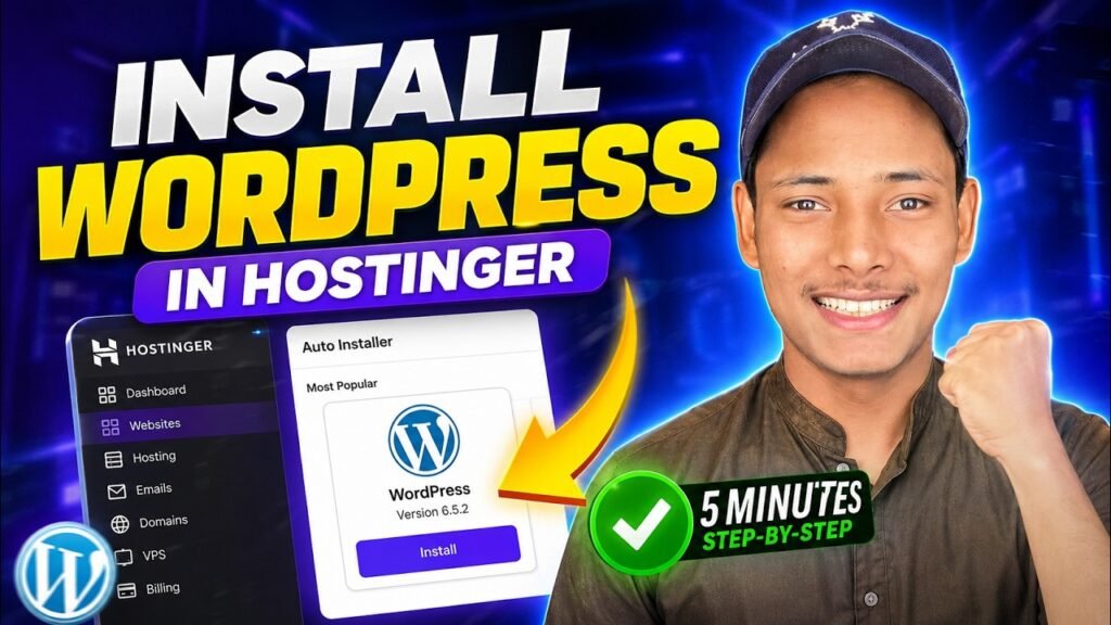 How to Setup WordPress on Hostinger